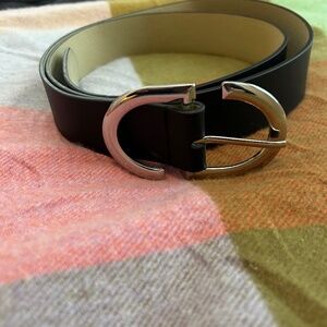ELOQUII NWOT Black Silver Buckle Belt